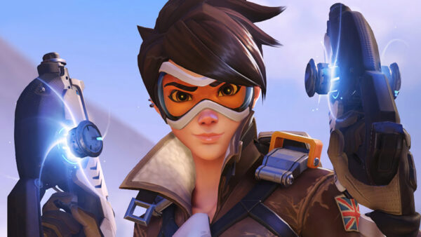 Wallpaper Overwatch, Tracer