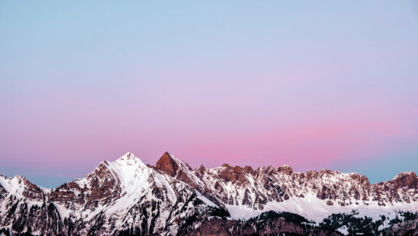 Wallpaper Snow, Mountains