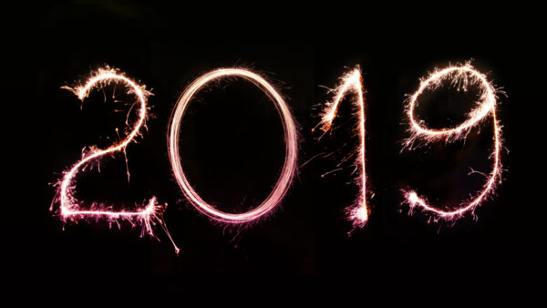 Wallpaper New, 2019, Happy, Year