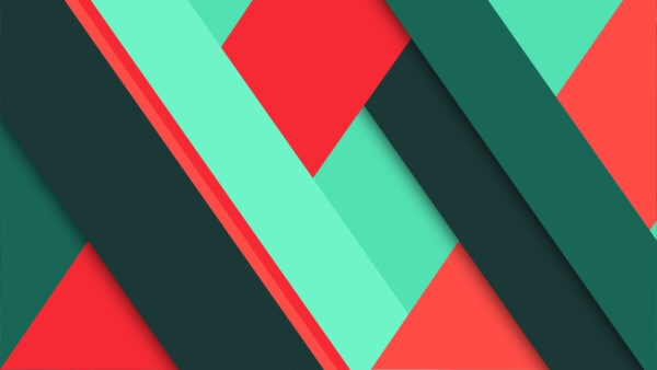 Wallpaper Red, Abstract, Abstraction, Shapes, Lines, Geometry, Desktop, Green, Mobile