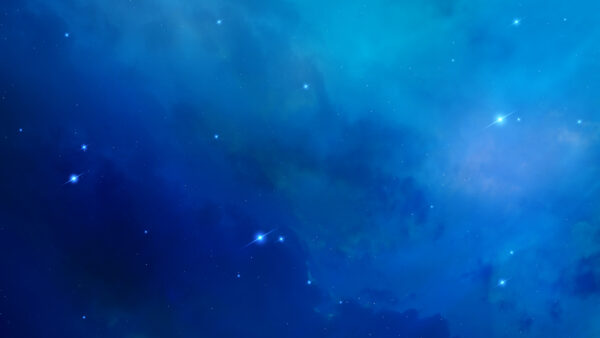 Wallpaper Cloudy, With, Blue, Space, Desktop, Sky, Stars