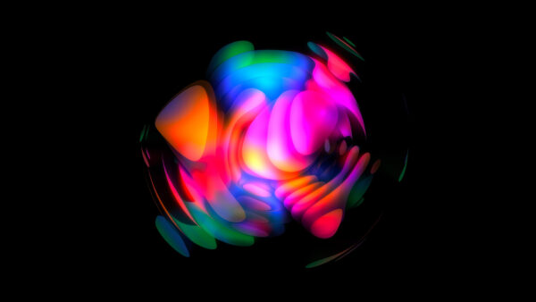 Wallpaper Desktop, Abstraction, Mobile, Abstract, Dark, Background, Black, Shapes, Colors