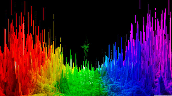 Wallpaper Spectrum, Razer, Rainbow, Background