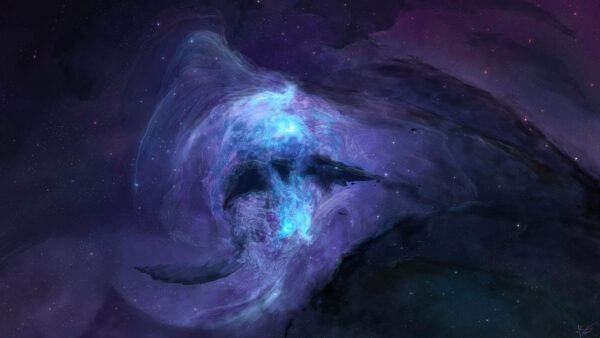 Wallpaper Galaxies, Space, Desktop, Nebula, Dark, Sky, Stars, Purple