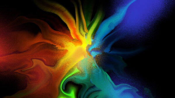 Wallpaper Colorful, Abstraction, Rainbow, Abstract, Mobile, Background, Dark, Desktop