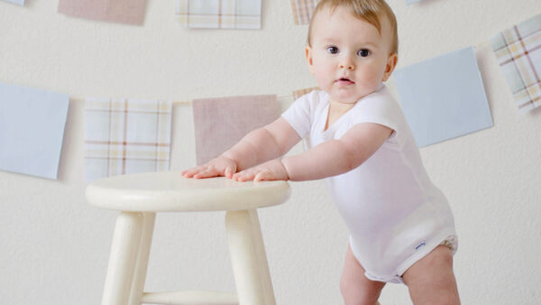 Wallpaper Dress, Boy, Baby, Background, Wearing, Cute, WALL, Standing, White