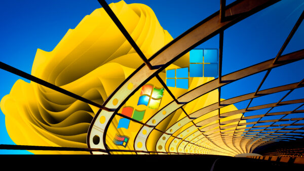 Wallpaper Background, Yellow, Windows, Blue, Digital, Stock, Art, Artistic