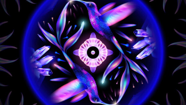 Wallpaper Symmetry, Girly, Background, Abstraction, Glowing, Abstract, Parallel