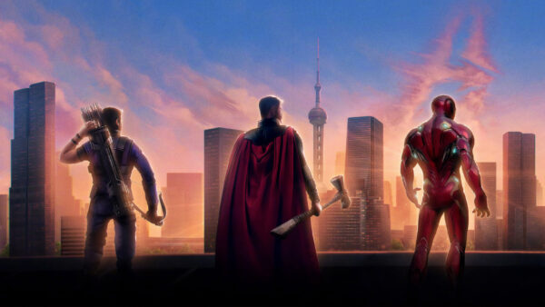 Wallpaper Hawkeye, Man, Iron, Endgame, Avengers, Thor