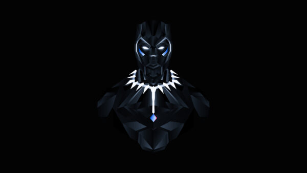 Wallpaper Panther, Black