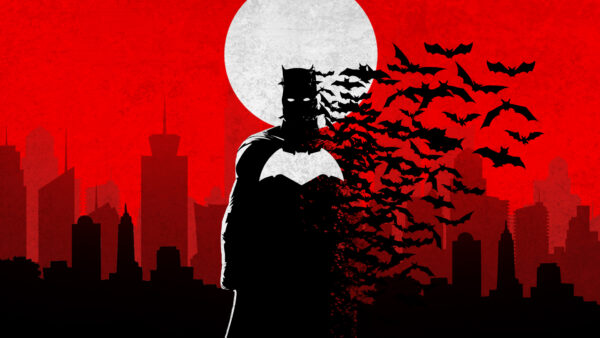 Wallpaper Batman, Minimalistic