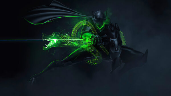 Wallpaper Overwatch, Games, Genji