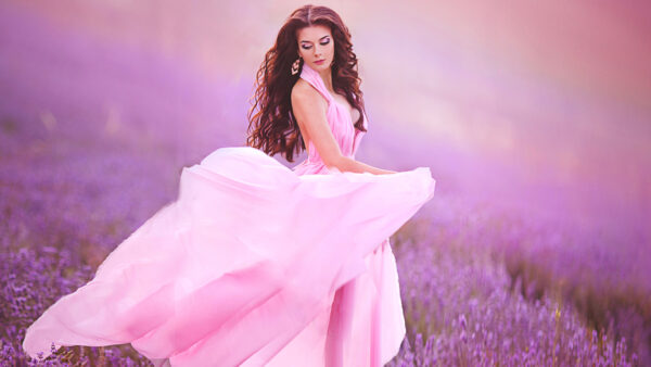Wallpaper Gown, Pink, Desktop, Model, Girl