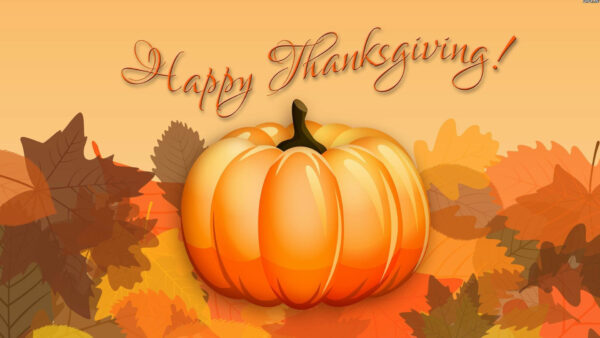 Wallpaper With, Thanksgiving, Leaves, Desktop, Pumpkin