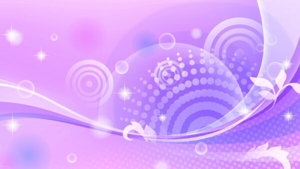 Wallpaper Desktop, Ball, Pink, Light, Abstract, Background, Purple, Patterns