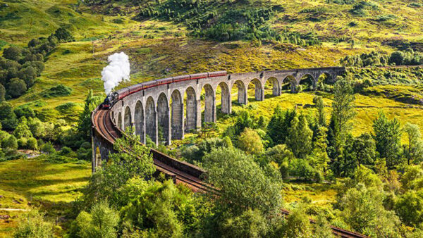 Wallpaper Scotland, Viaduct, Steam, Jacobite, Travel, Inverness-shire, The, Train, Glenfinnan