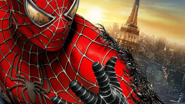 Wallpaper Spiderman, Closeup, Red, Face