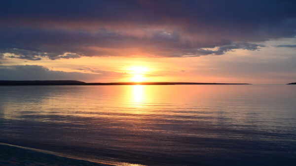 Wallpaper Reflection, Nature, Horizon, Mobile, Sky, Clouds, Ocean, Desktop, Coast