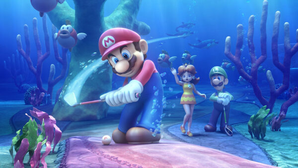 Wallpaper Mario, Under, Sea, Daisy, Games, Princesse, Luigi