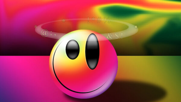 Wallpaper Trippy, Pink, Smiley, Desktop, Yellow, Ball