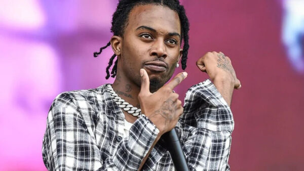 Wallpaper Pink, Black, Wearing, Playboi, Hands, Light, White, Checked, Purple, And, Background, Carti, Standing, Chain, Having, Neck, Silver, Shirt, Tattoos