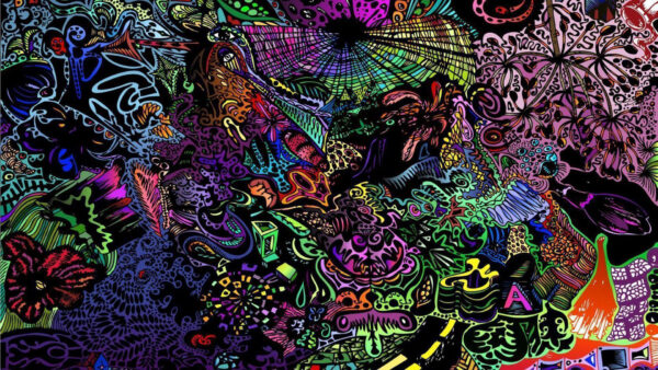 Wallpaper Colorful, Art, Trippy, Desktop