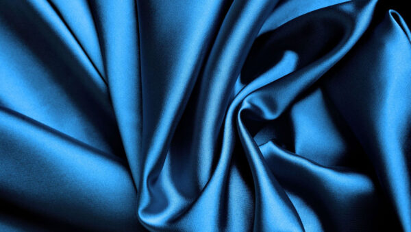 Wallpaper Shiny, Blue, Silk, Fabric, Satin, Texture