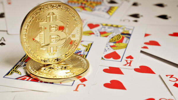 Wallpaper Bitcoin, Money, Cards