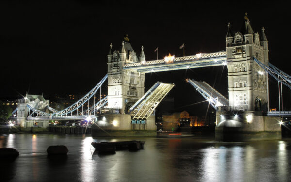 Wallpaper London, Night, Bridge