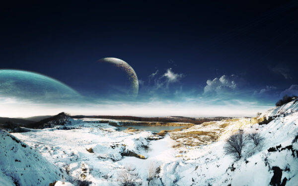 Wallpaper Dreamy, Snow, Landscape