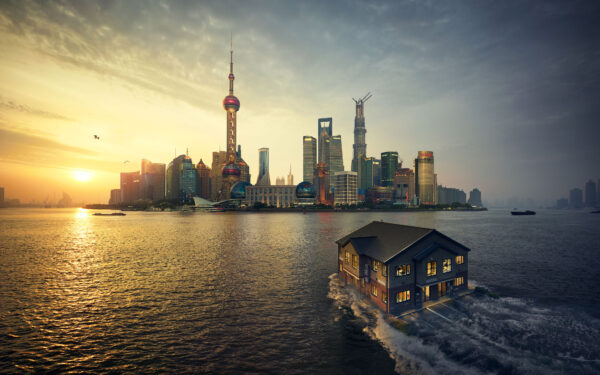 Wallpaper Sunset, Shanghai