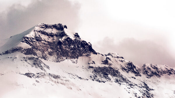 Wallpaper Winter, Mountains, Snow