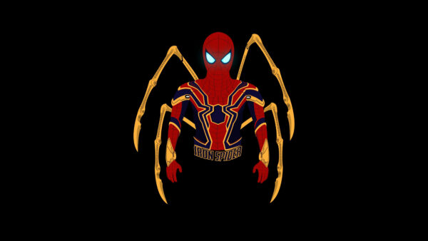 Wallpaper Iron, Spider, Artwork