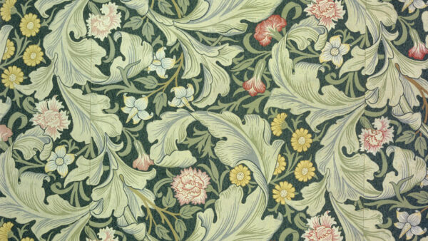 Wallpaper Desktop, Leaves, Flowers, Orange, William, Green, Morris, Yellow