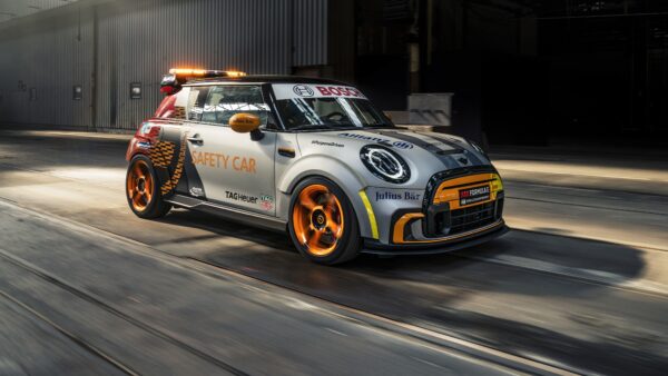 Wallpaper Electric, Inspired, Mini, Pacesetter, JCW, 2021, Cars