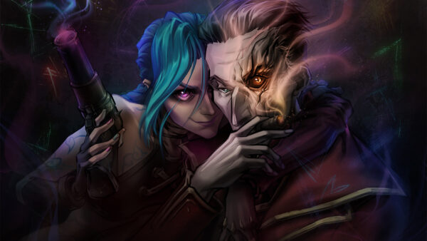 Wallpaper Silco, Arcane, Jinx