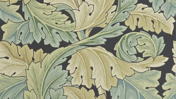 Wallpaper Leaves, Desktop, Green, William, Acanthus, Morris