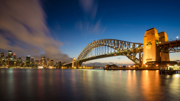 Wallpaper Background, Desktop, Sydney, Blue, Mobile, Australia, Travel, Bridge, Harbour, Sky