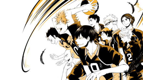 Wallpaper Team, Desktop, Going, Haikyu, Play, Anime