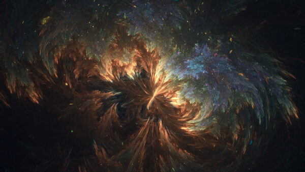 Wallpaper Fractal, Glare, Pattern, Abstract, Abstraction, Art, Desktop, Mobile, Brown