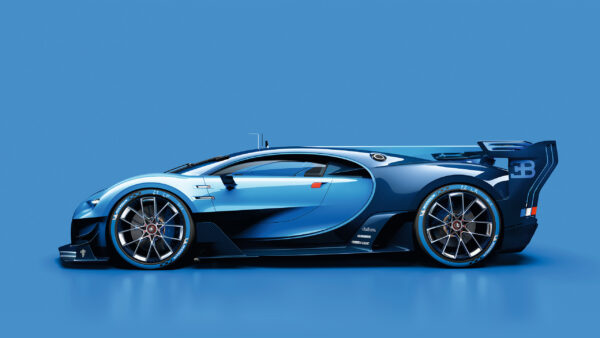 Wallpaper Supercar, Blue, Car, Vision, Concept, Gran, Turismo, Sport, Bugatti, Cars