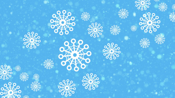 Wallpaper Snowflake, Blue, Artistic, Desktop, White