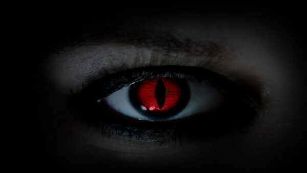 Wallpaper Eye, Red, Devil