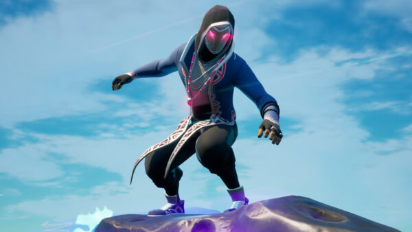 Wallpaper Sky, Blue, Fortnite, Xander, Background