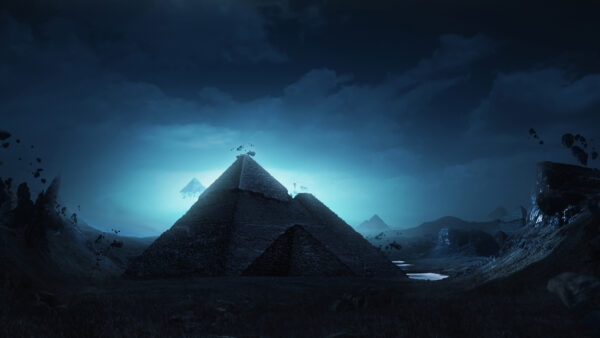 Wallpaper Surreal, Pyramids