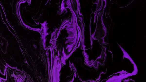 Wallpaper Desktop, Stains, Liquid, Purple, Mobile, Black, Abstract, Paint, Dark