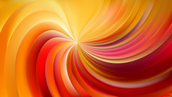 Wallpaper Yellow, Swirl, Pink, Red, Abstract, Background, Vector, Lines