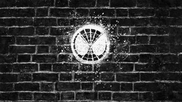 Wallpaper From, Brick, Black, Spider, Man, Home, WALL, Far, Desktop