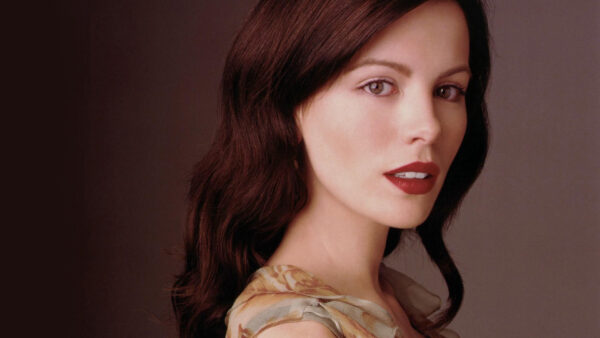 Wallpaper Red, Lips, With, Desktop, And, Beckinsale, Kate, Eyes, Brown