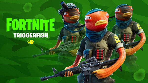 Wallpaper Fortnite, New, Triggerfish, Skin